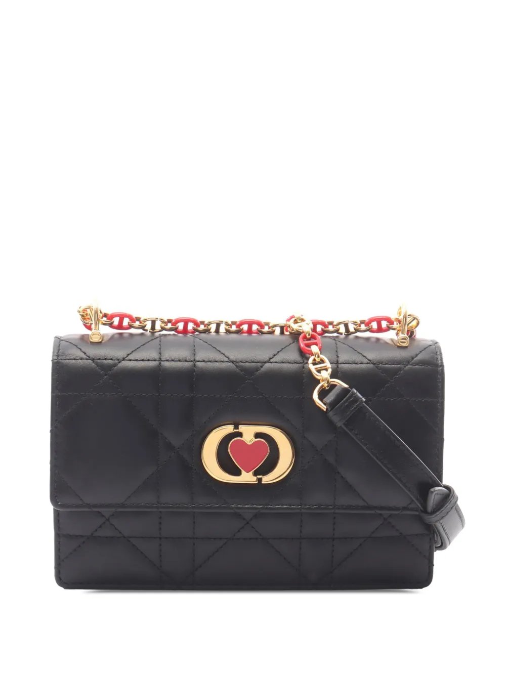 2021-2026 DiorAmour Cannage Caro Wallet on Strap crossbody bag