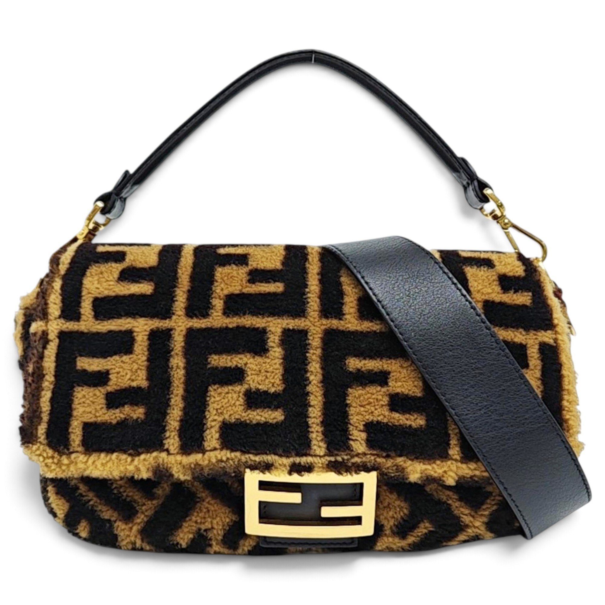 Baguette leather handbag