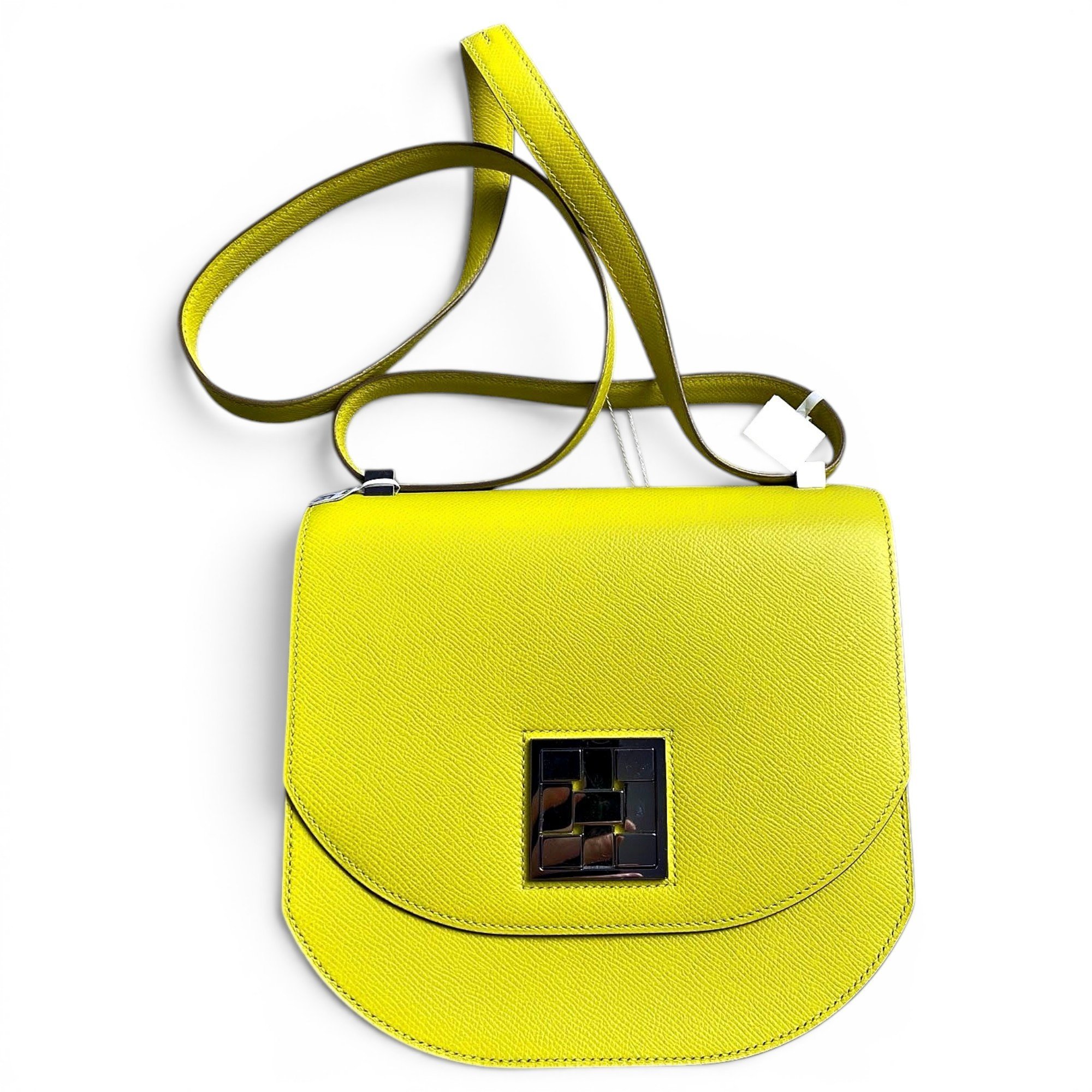 Mosaïque leather handbag
