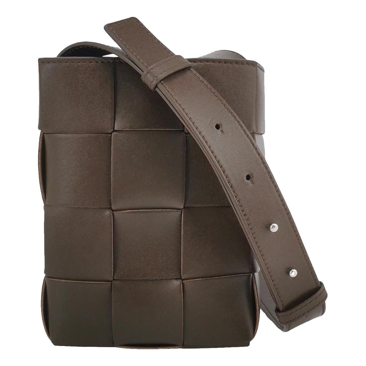 Cassette Bucket leather handbag