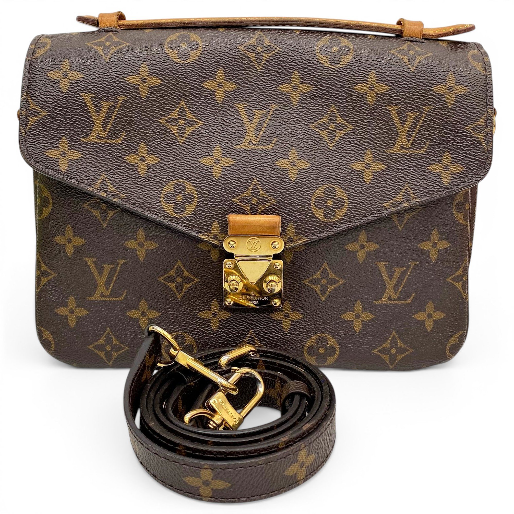 Metis leather handbag