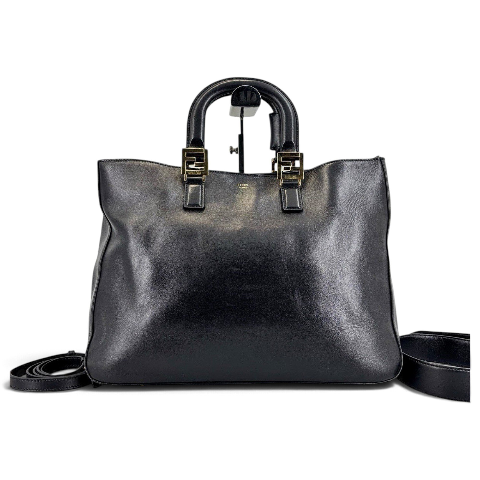 Leather tote