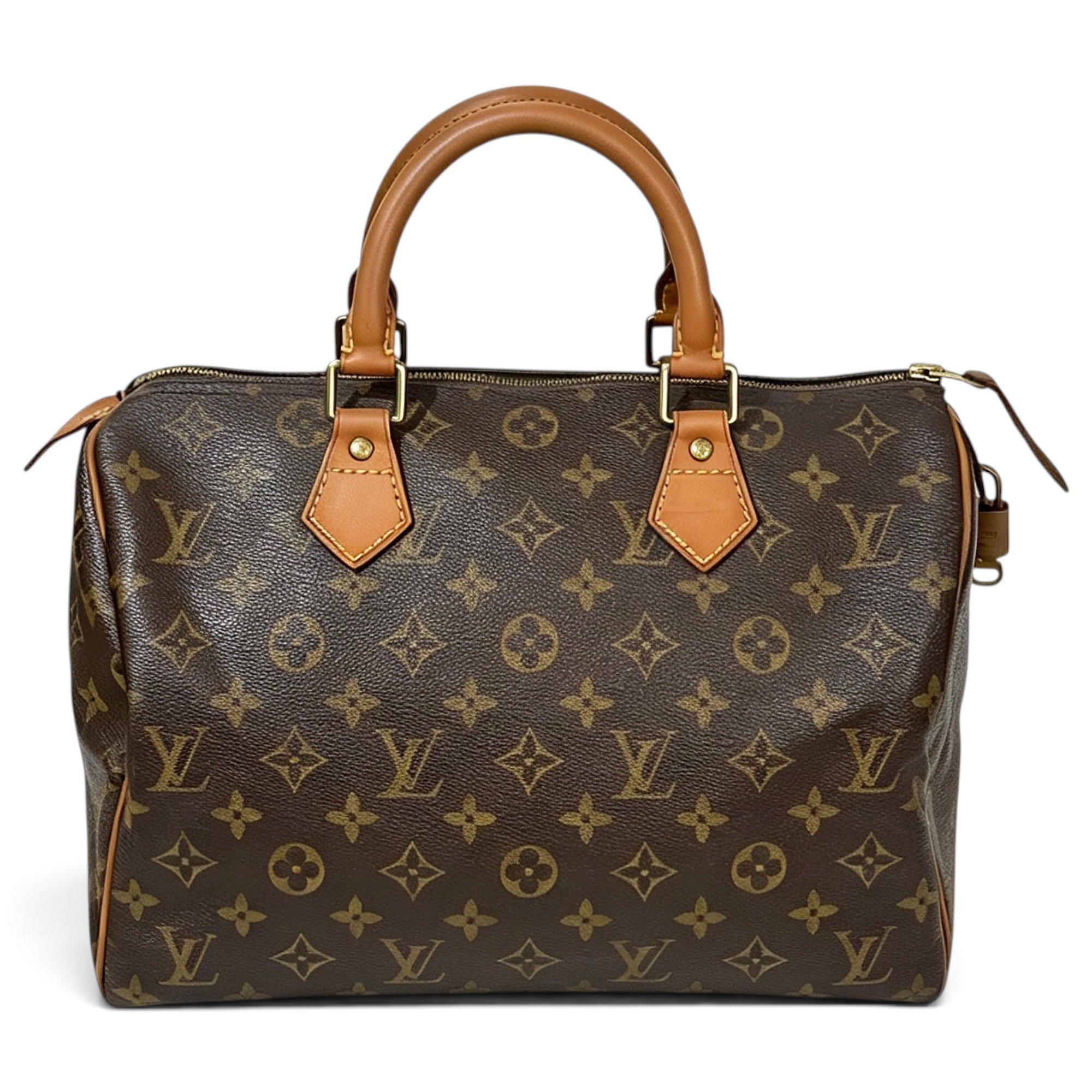 Speedy leather handbag