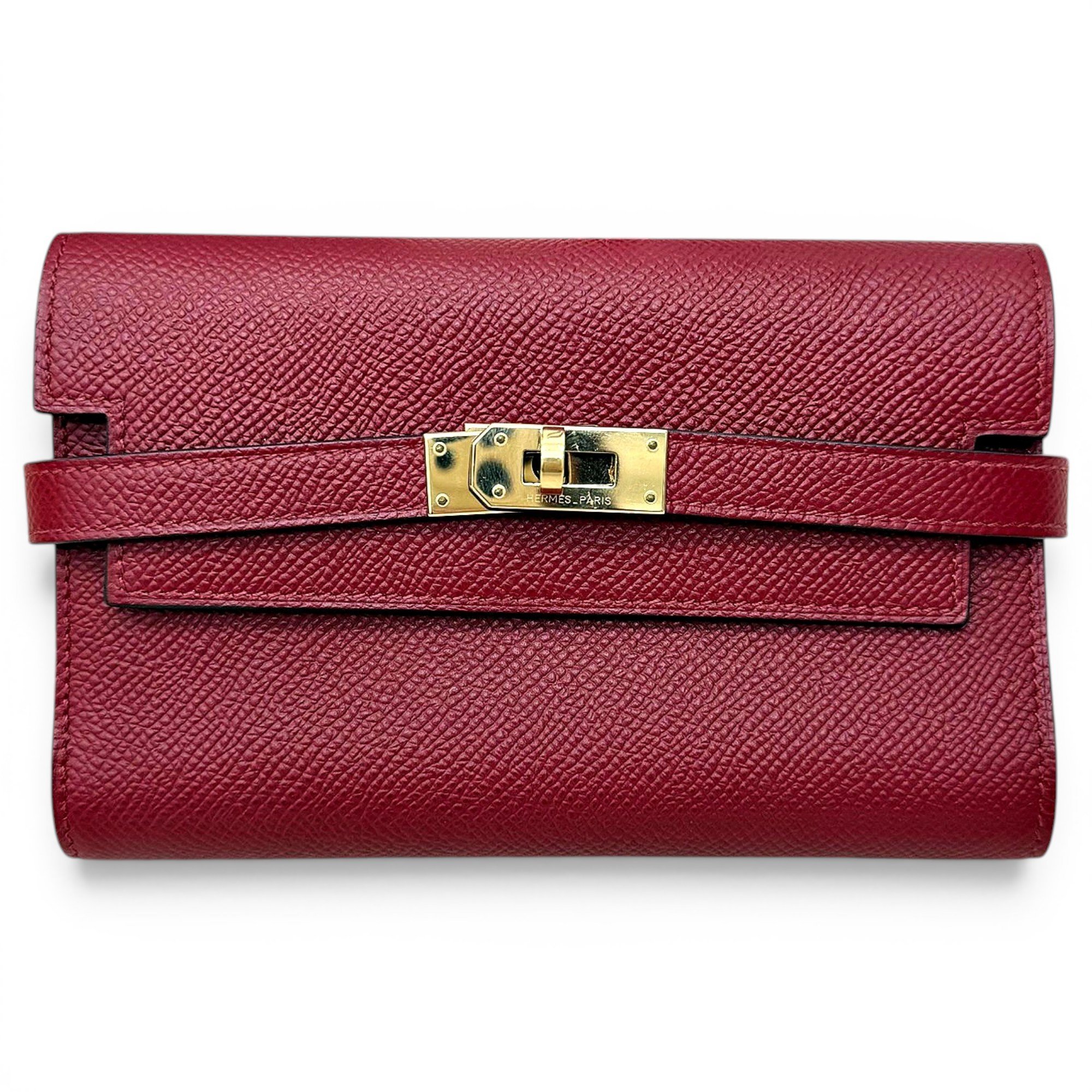 Kelly to go leather clutch bag
