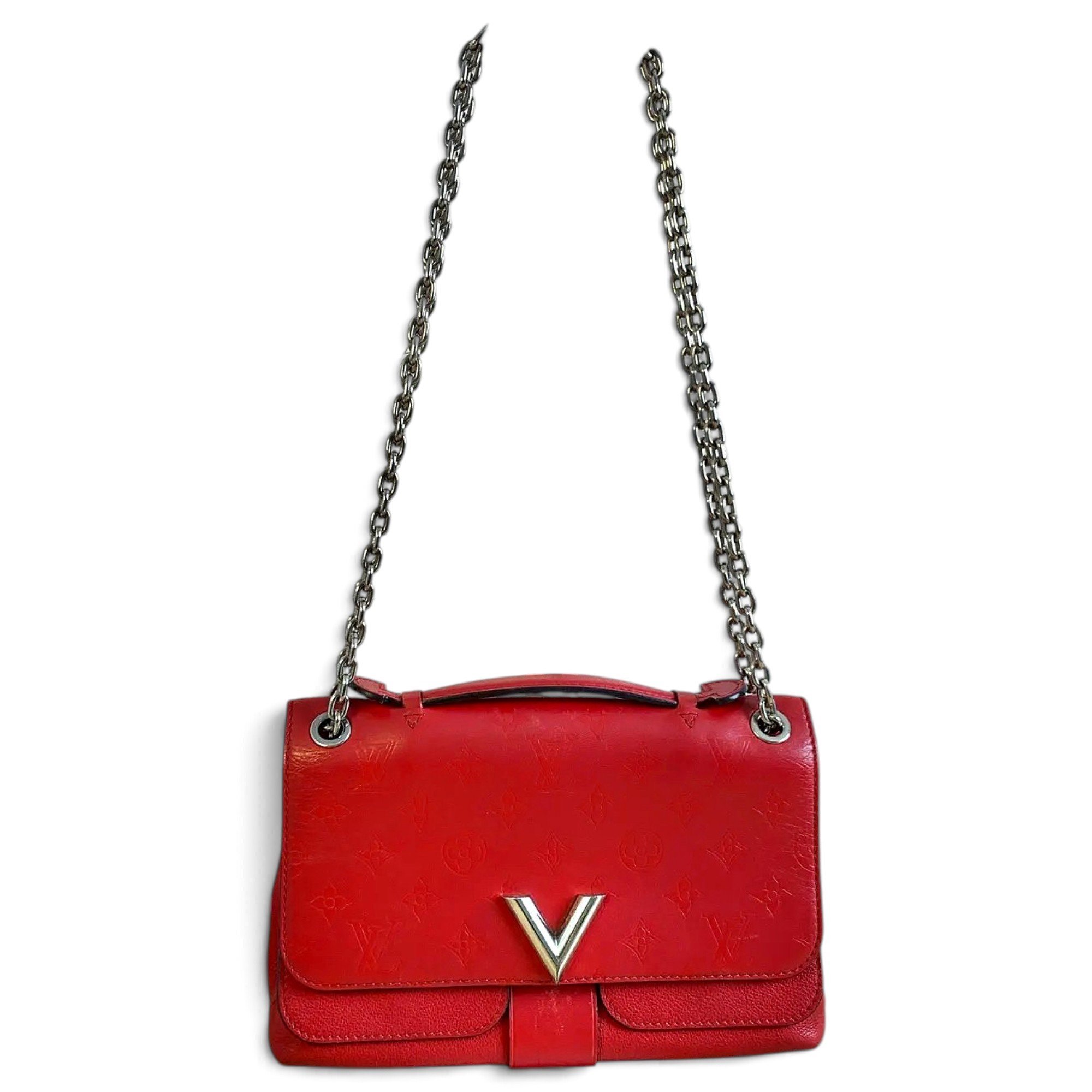 One Handle very leather handbag