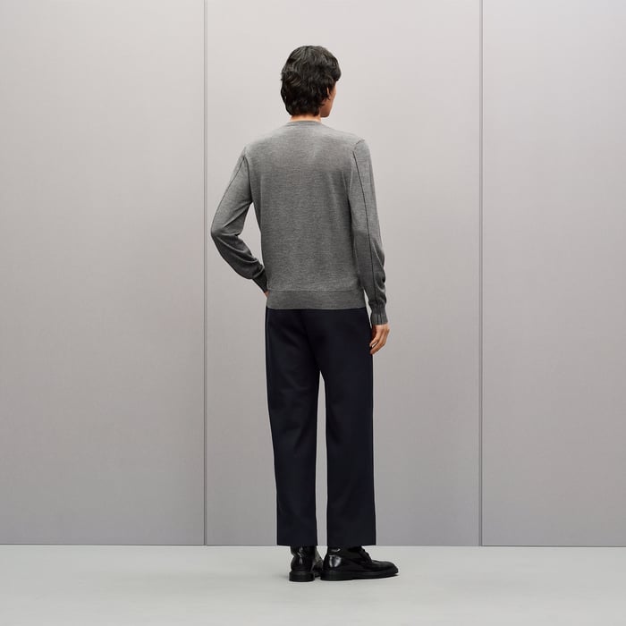 Flanelle "H Etriviere" Crewneck Sweater
