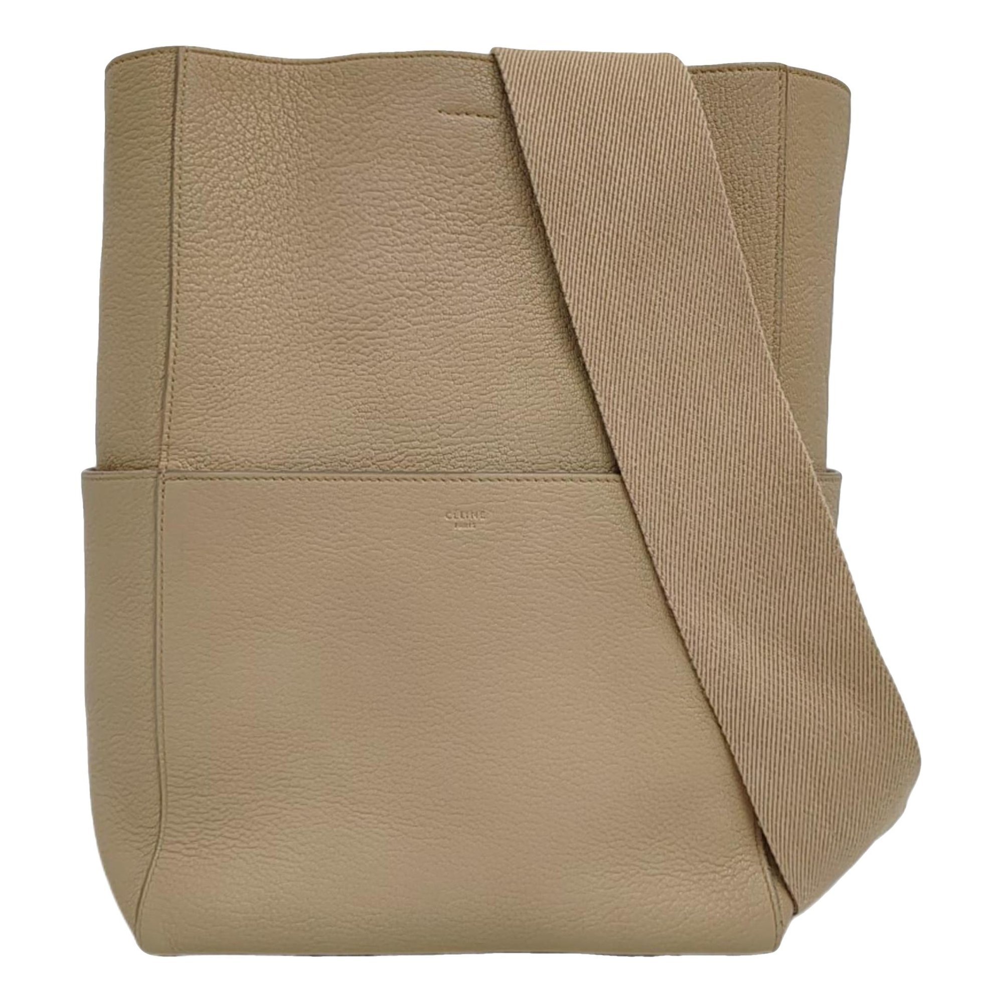 Seau Sangle leather handbag
