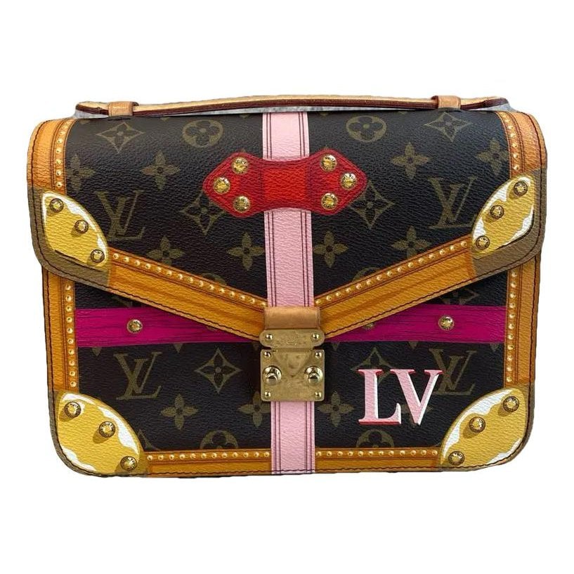 Pochette Trunk vinyl crossbody bag