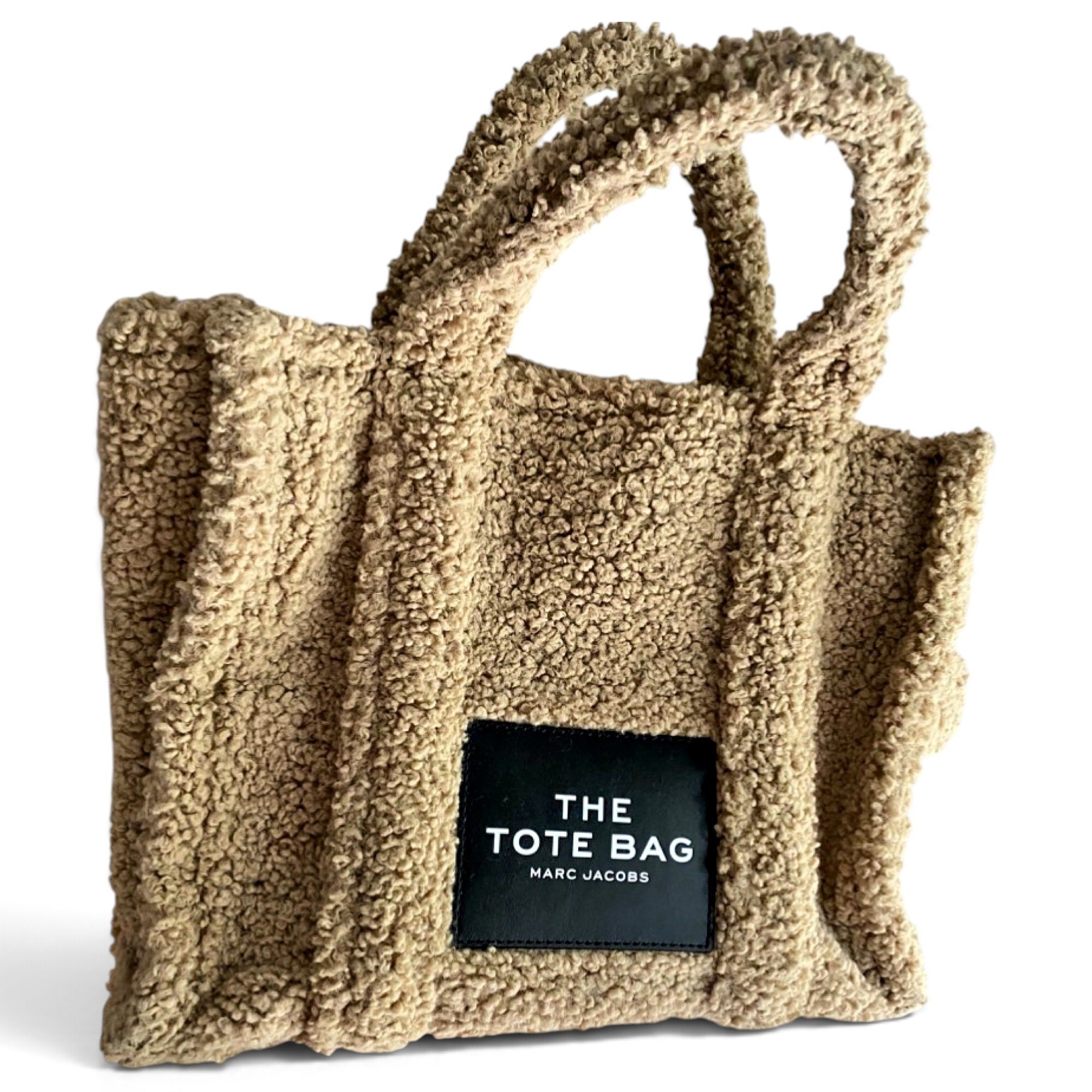 The Tag Tote faux fur tote