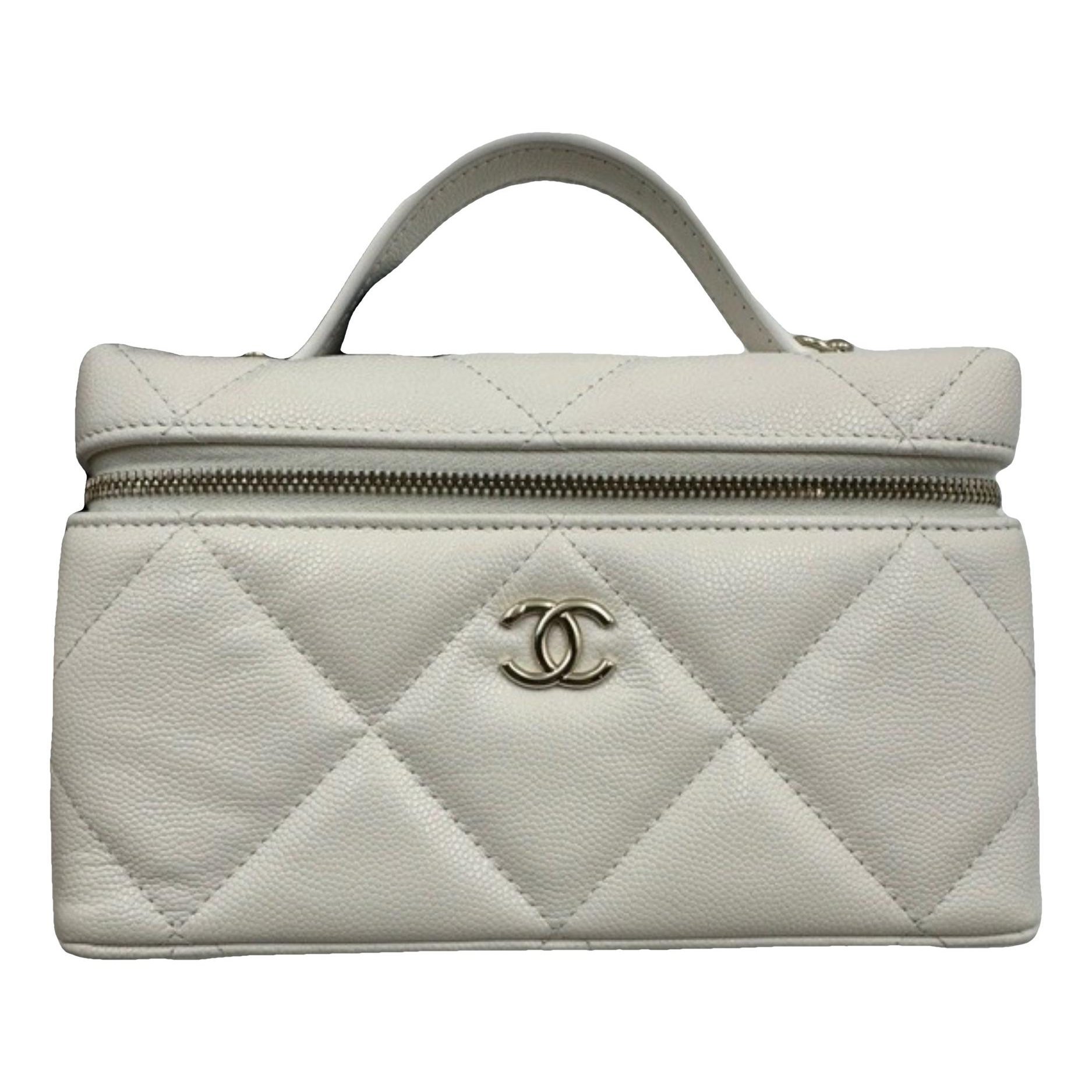 Vanity leather handbag