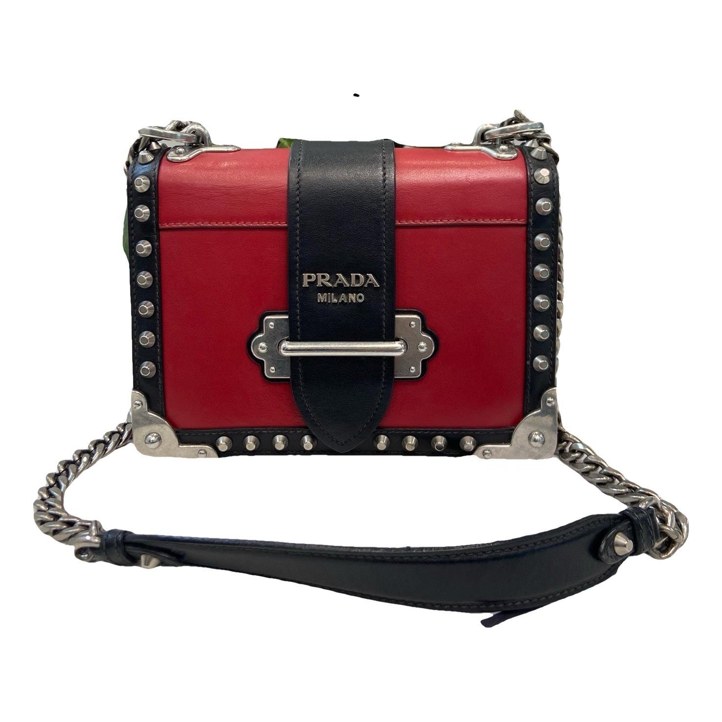 Cahier leather handbag