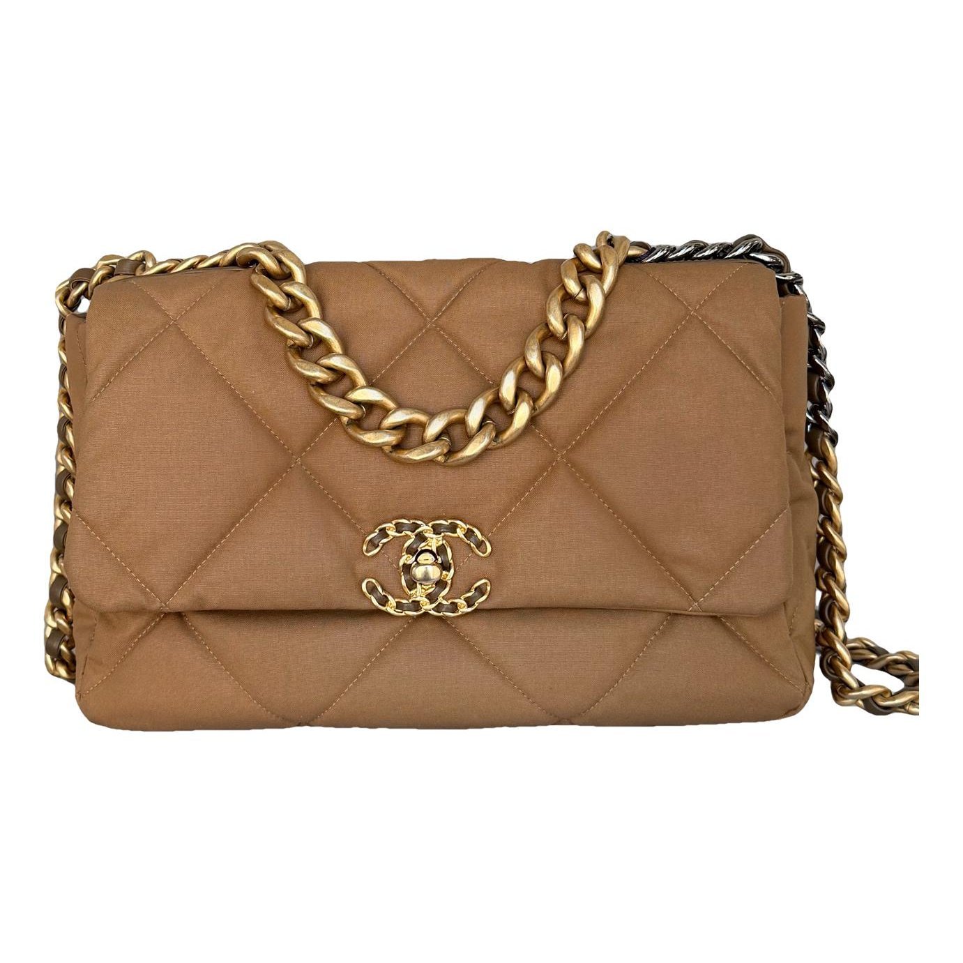 Chanel 19 cloth handbag