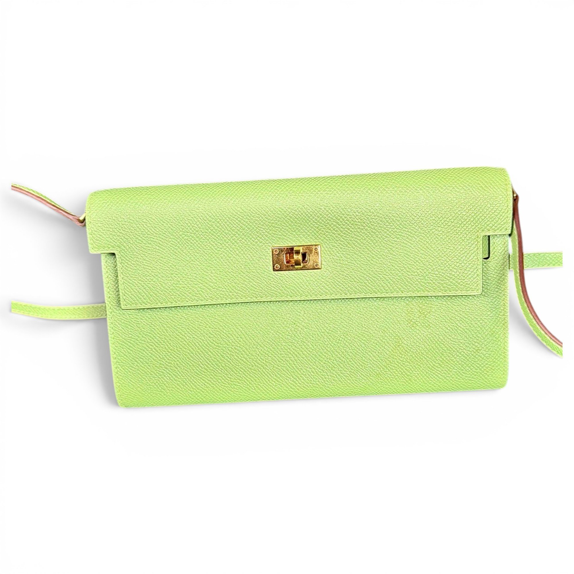 Kelly to go leather clutch bag
