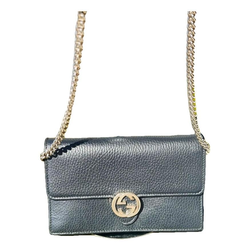 Leather crossbody bag