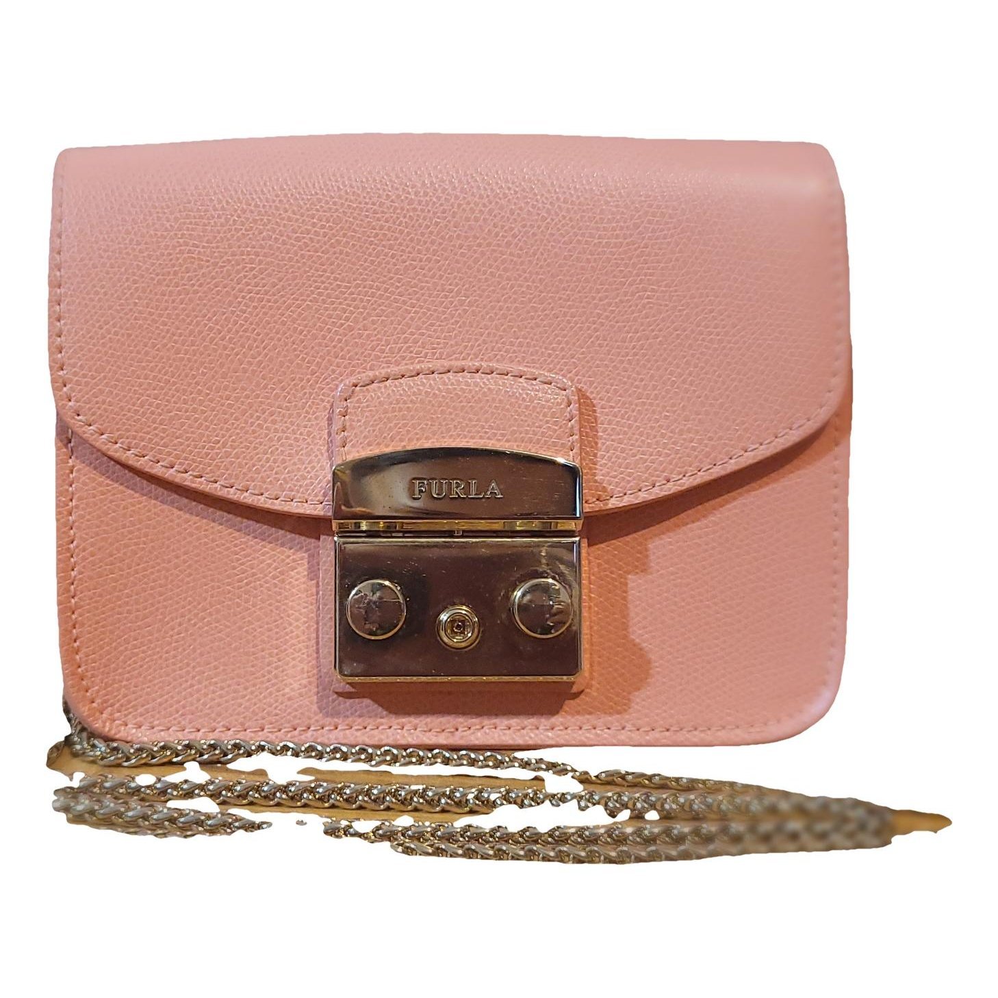 Furla Metropolis leather clutch bag