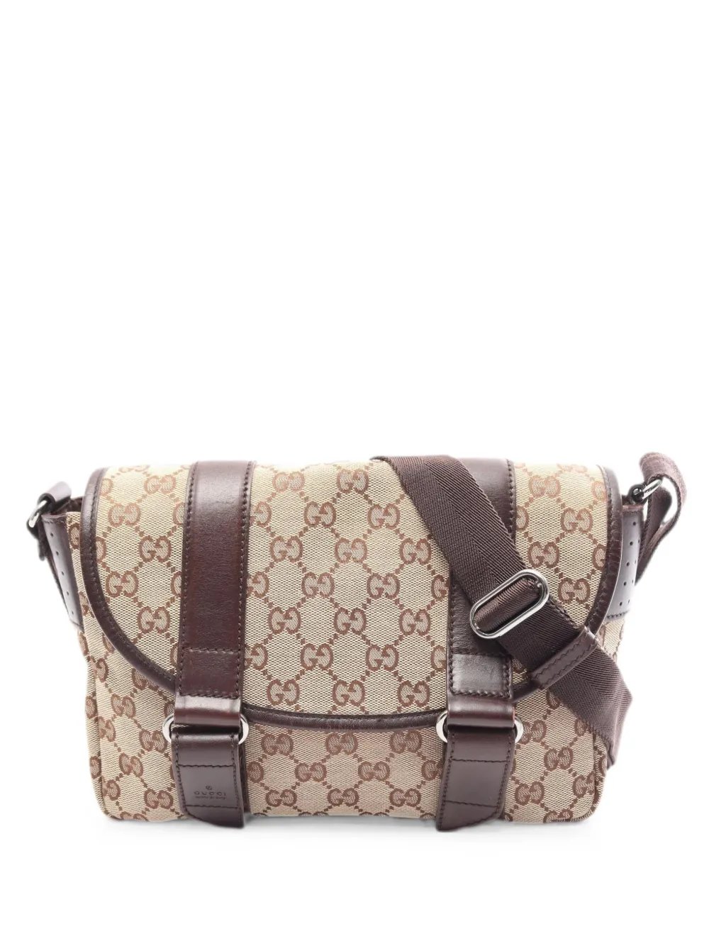 2000s GG canvas shoulder bag