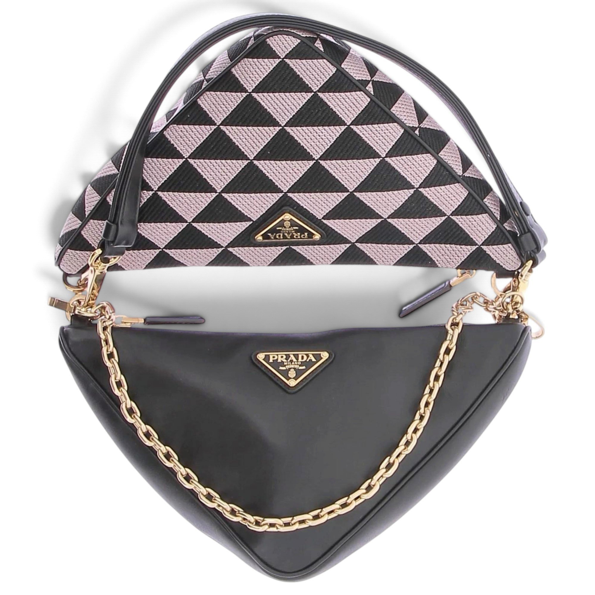 Double leather bag