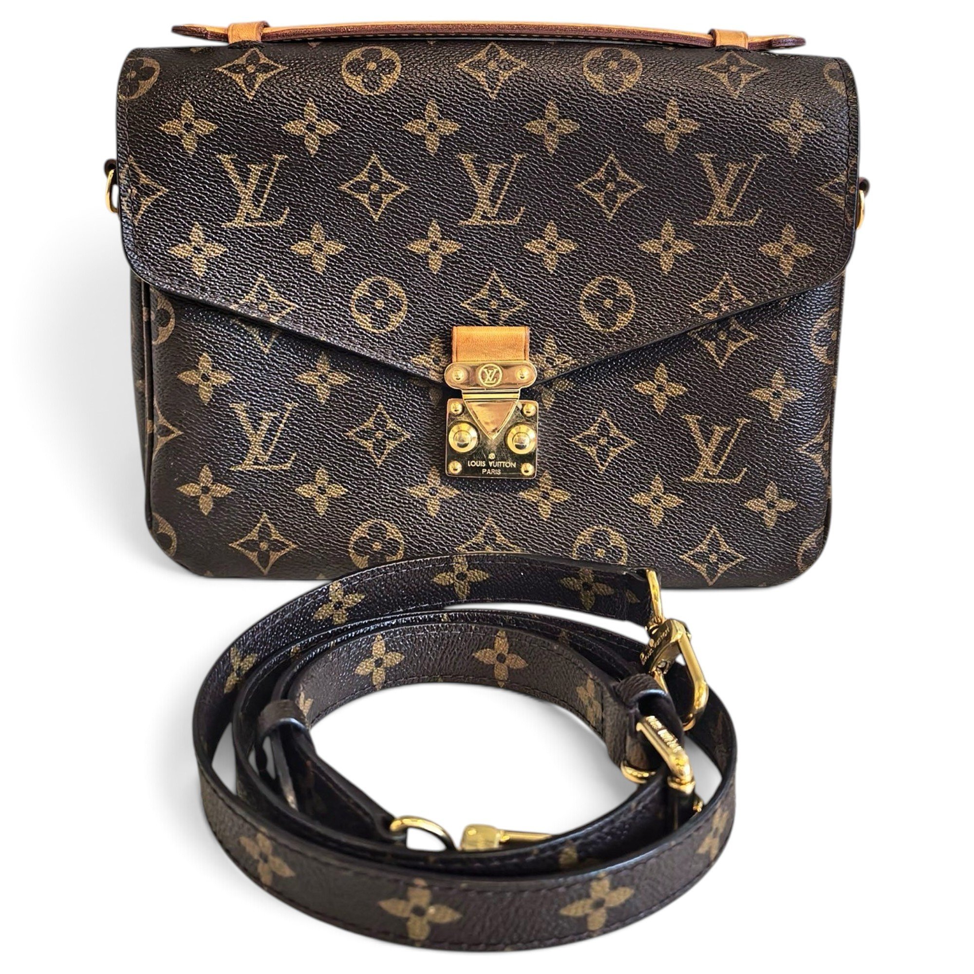 Metis leather handbag