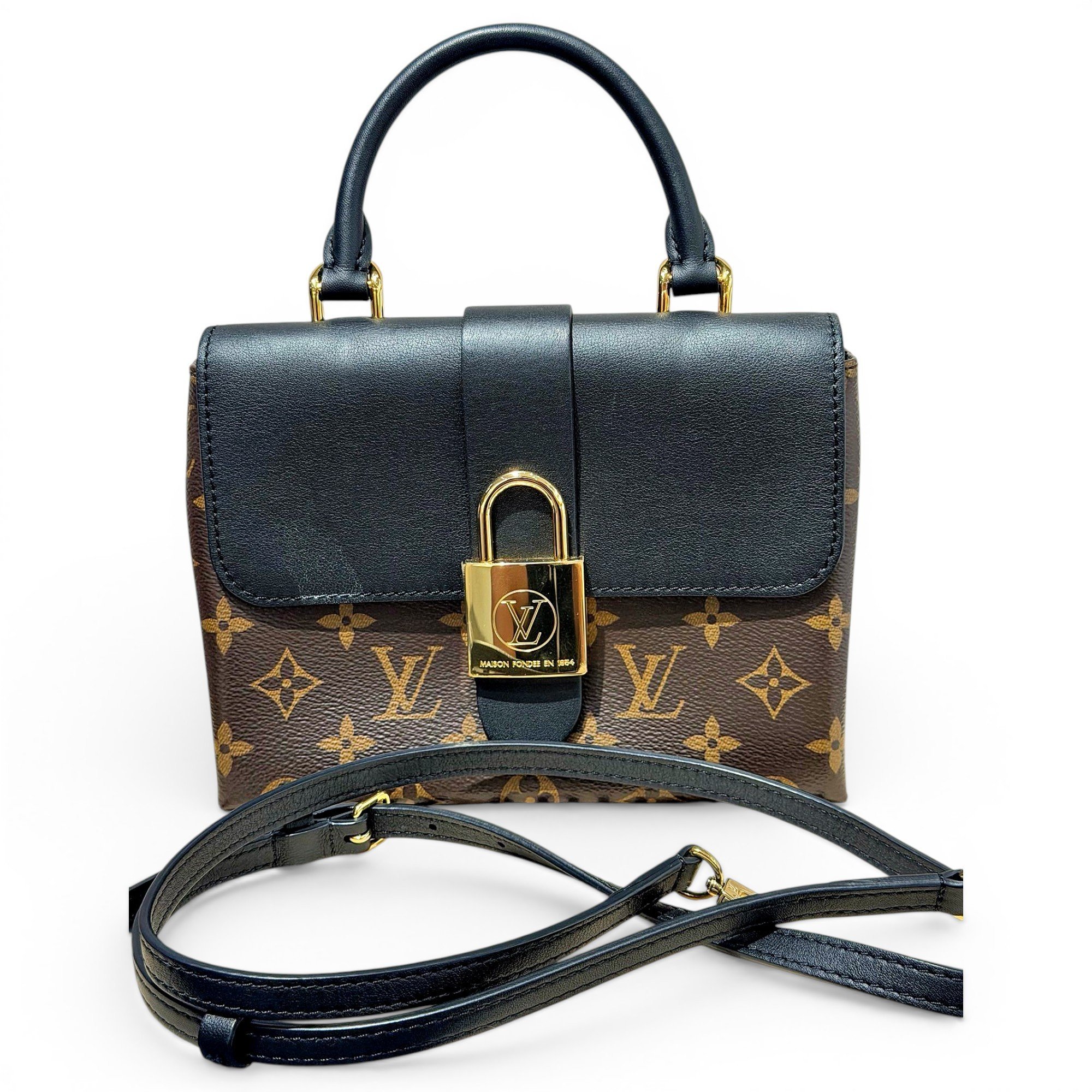 Louis Vuitton Locky BB leather handbag