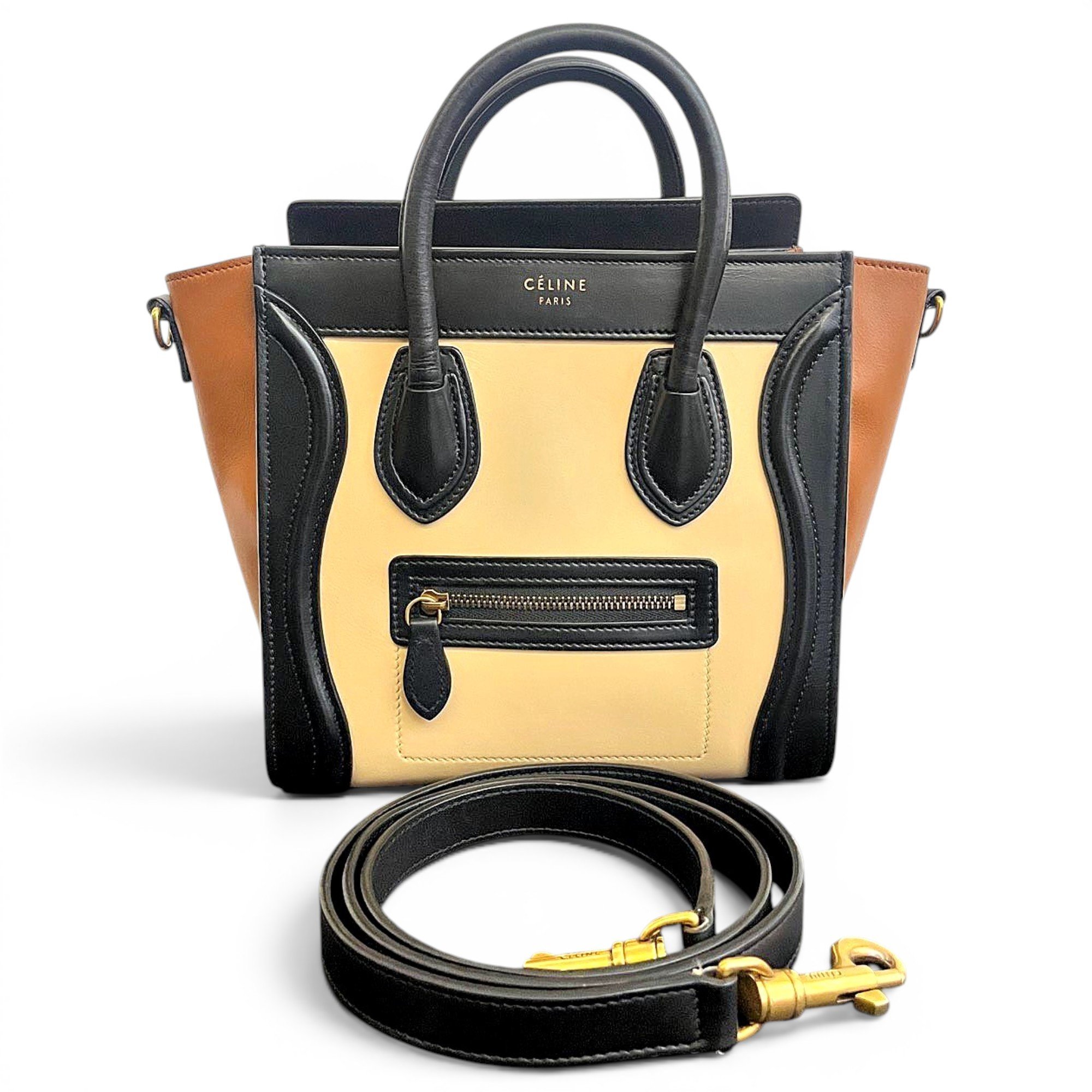 Luggage leather handbag