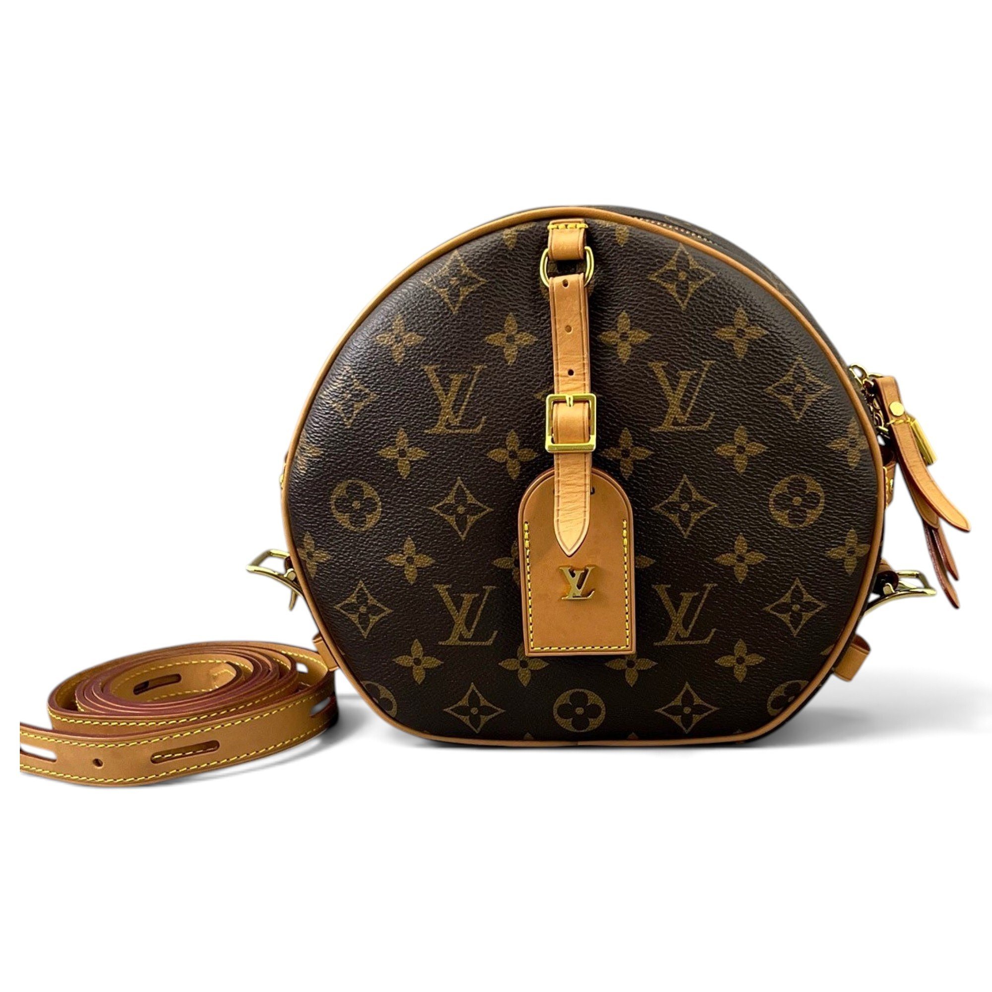 Boîte chapeau souple leather handbag
