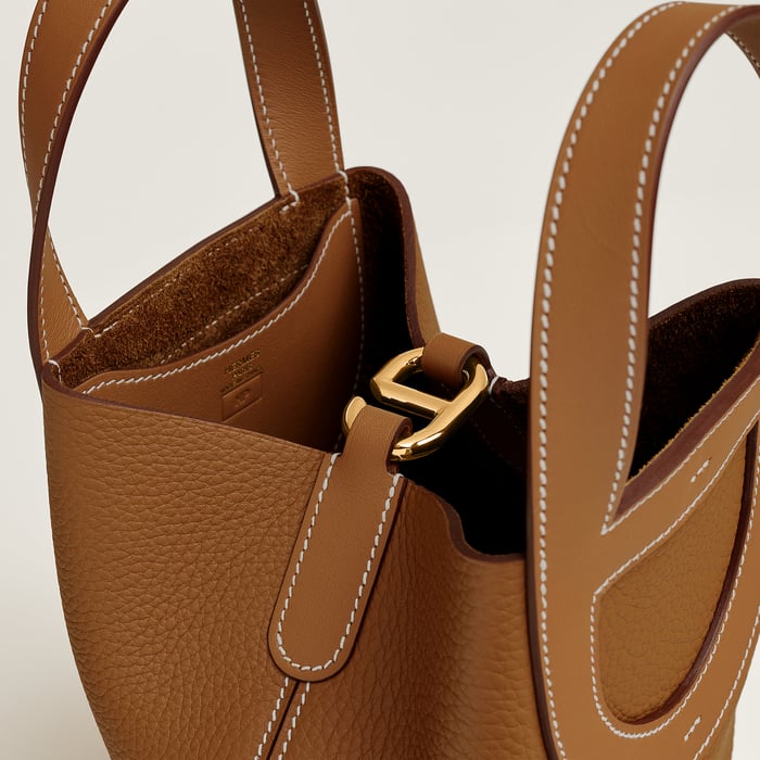 Gold Bolso Hermès In-the-loop 18