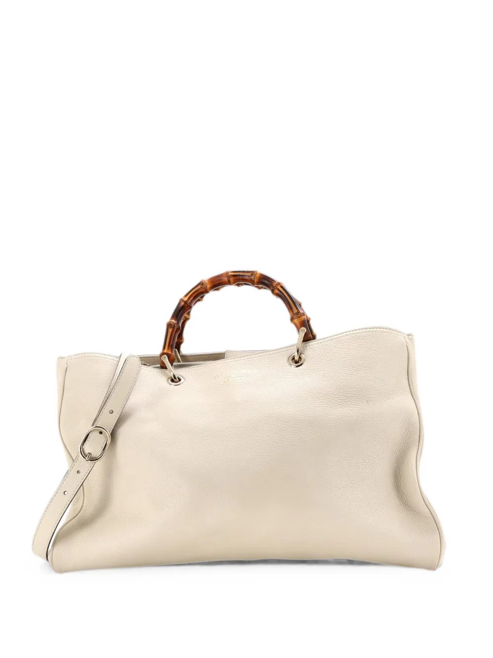 Bamboo Shopper Leather Large tote bag