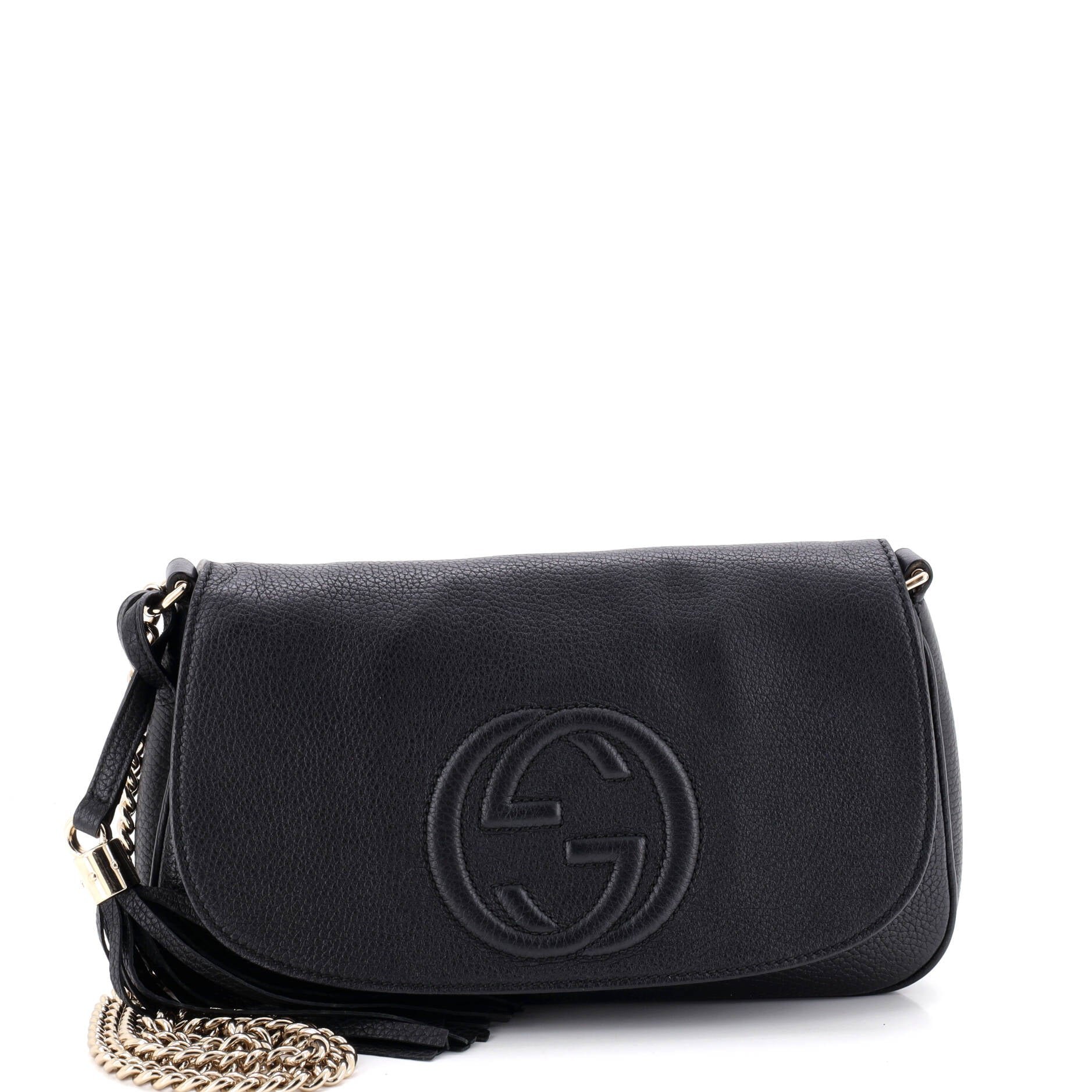 Soho Chain Crossbody Bag Leather Medium