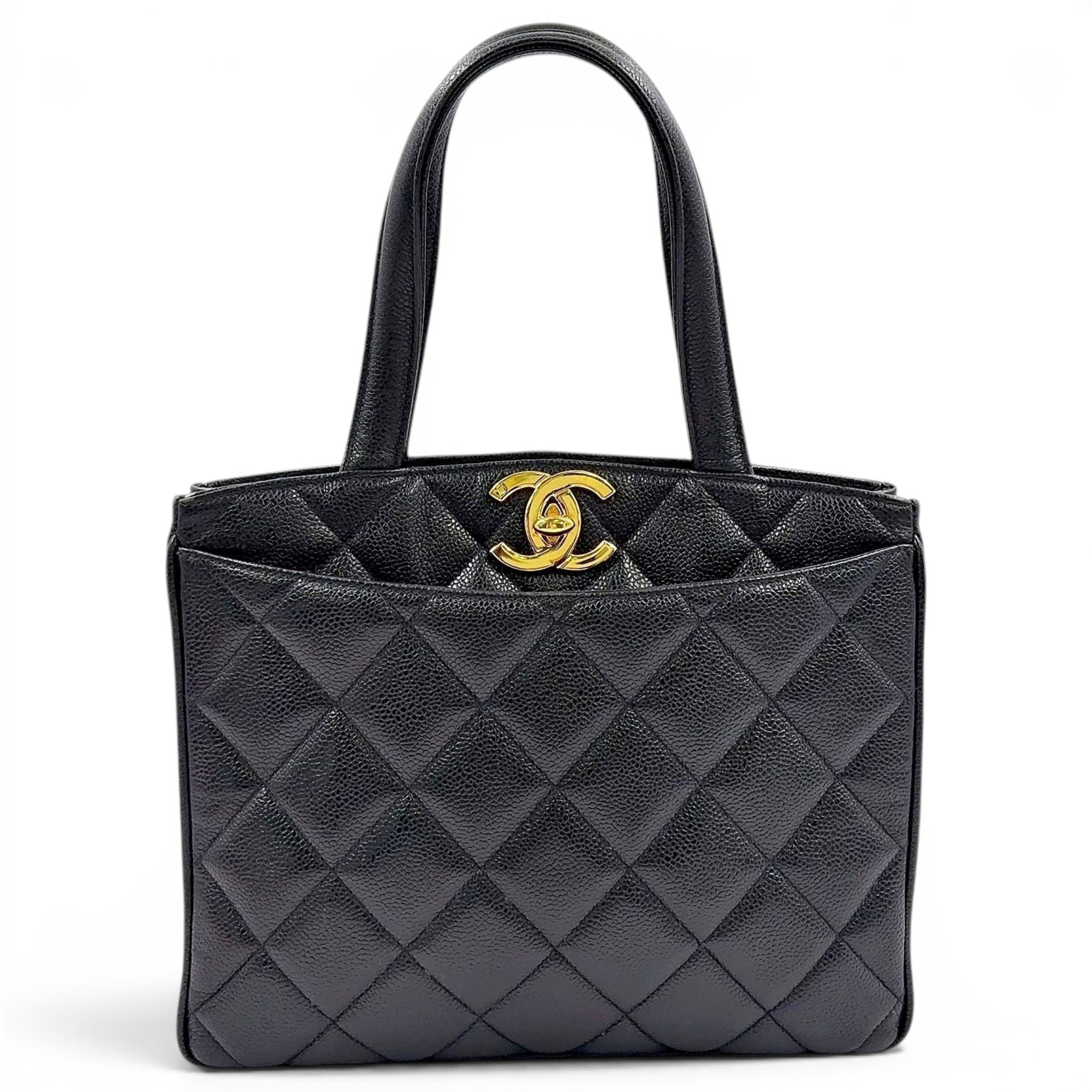 Leather tote