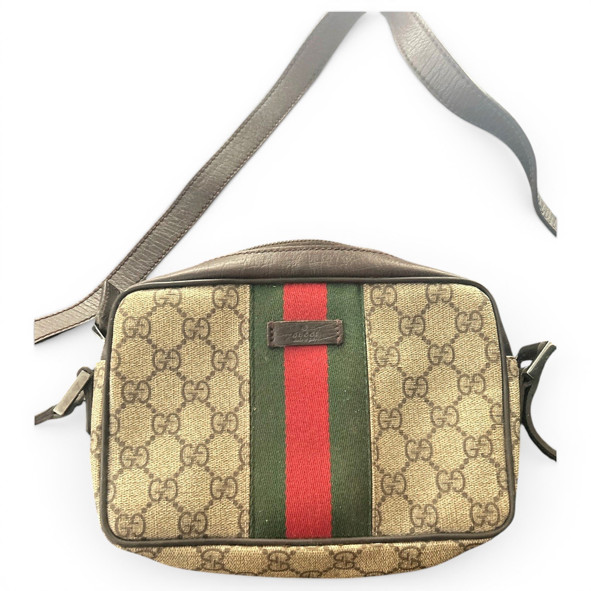 Ophidia Zip Around Camera cloth crossbody bag