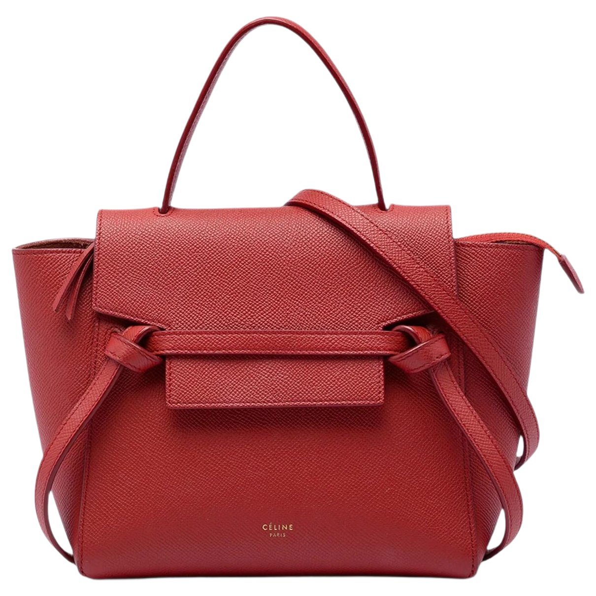 Celine Belt leather mini bag