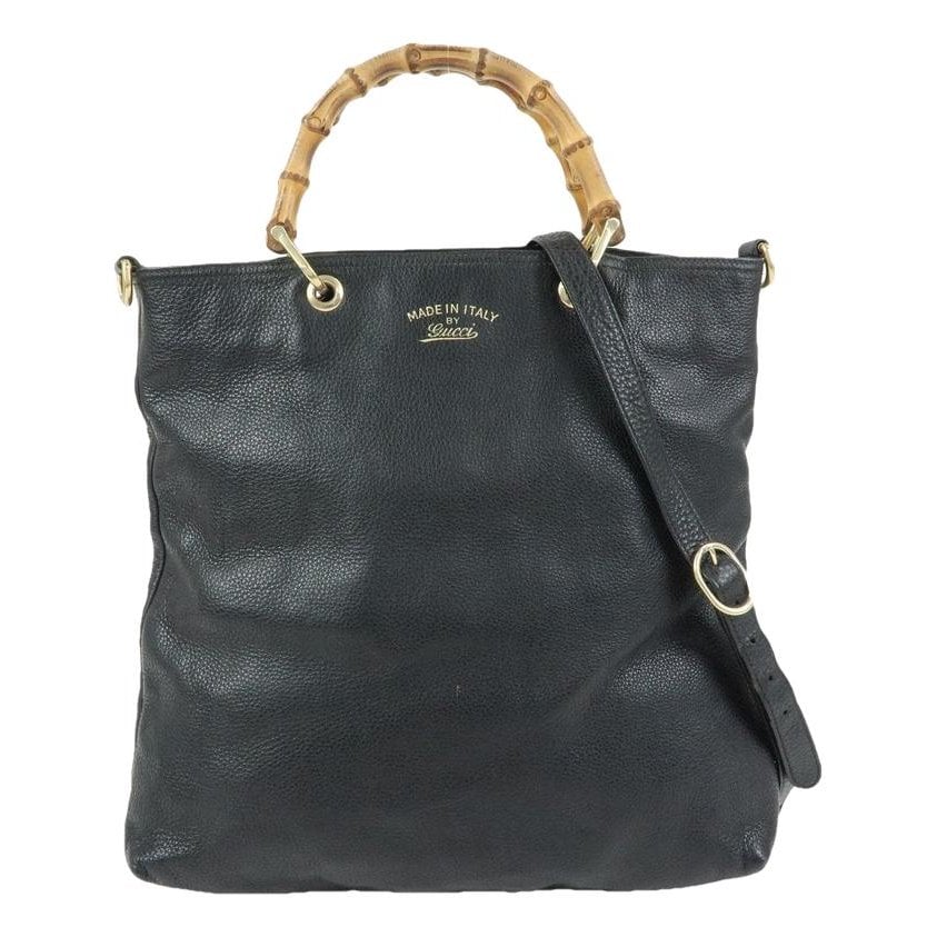 Leather tote