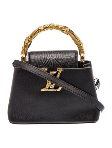 Taurillon Leather Acanto Capucines Mini 2025