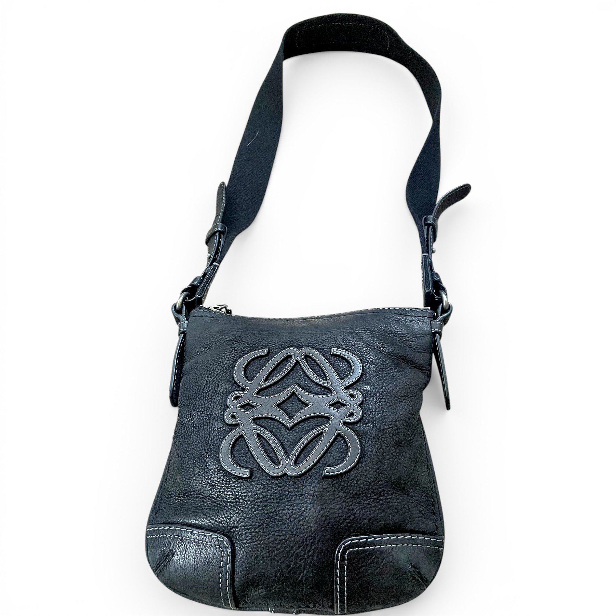 Leather crossbody bag