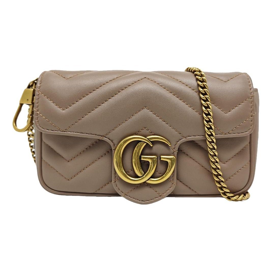 GG Marmont Flap leather handbag