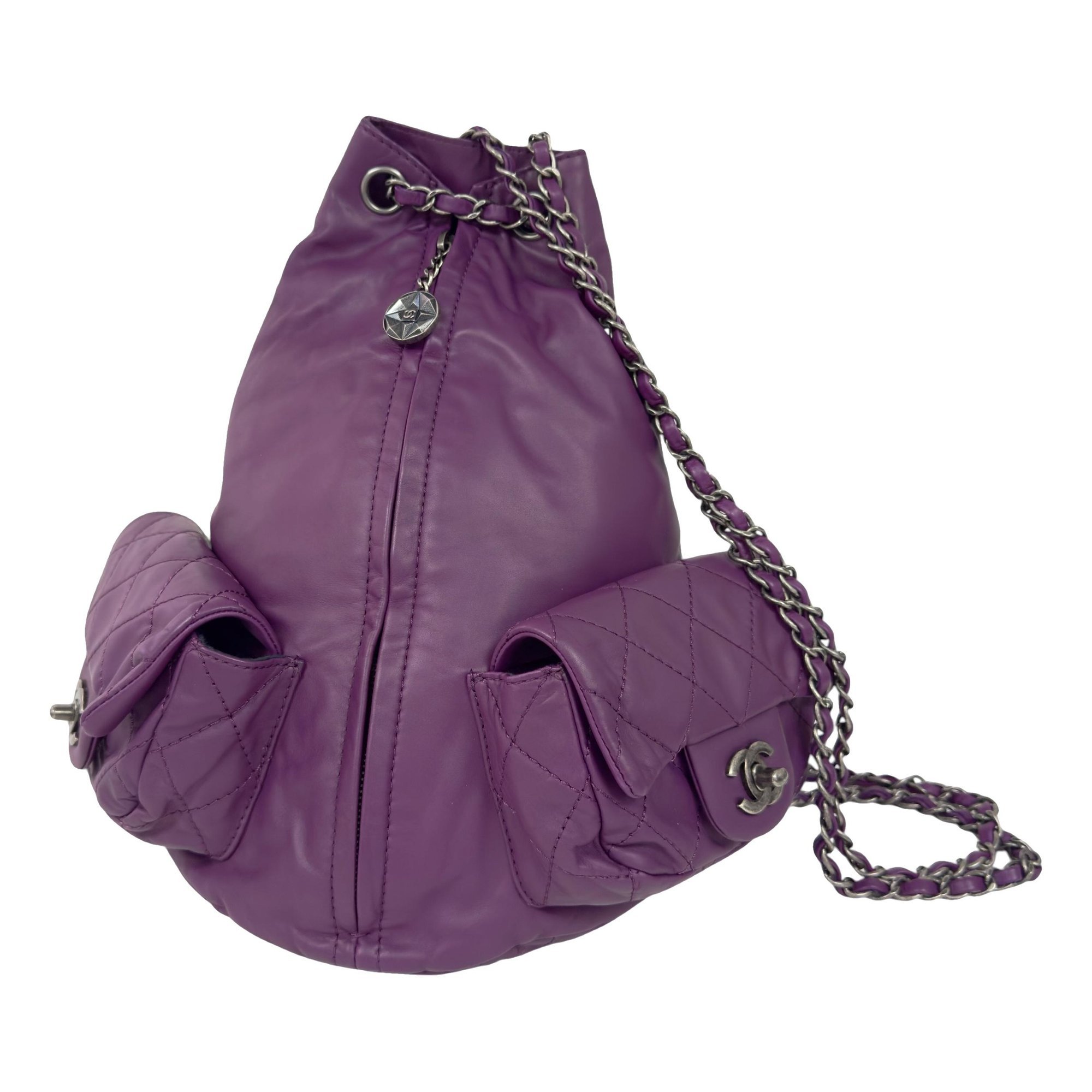 Leather backpack