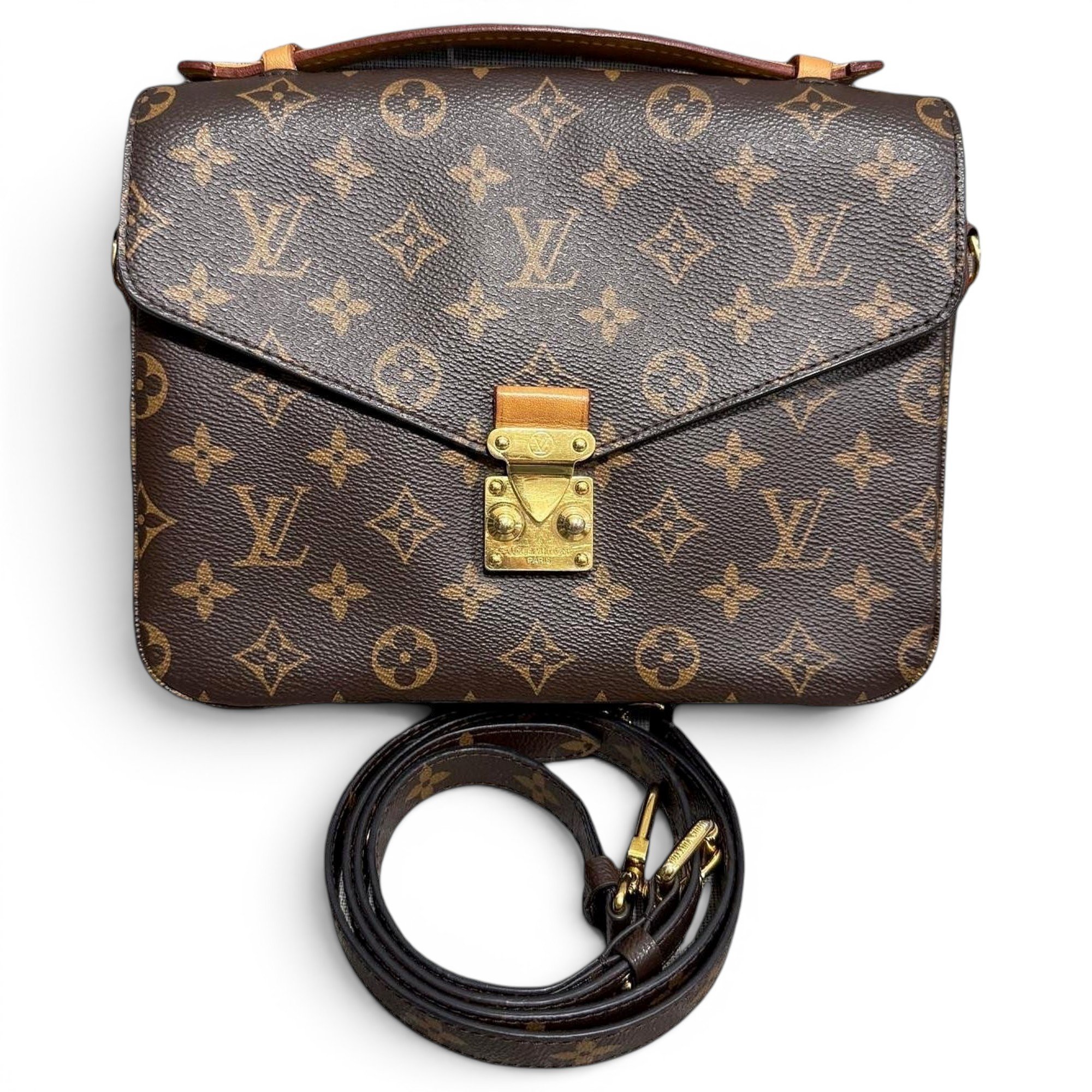 Metis leather handbag
