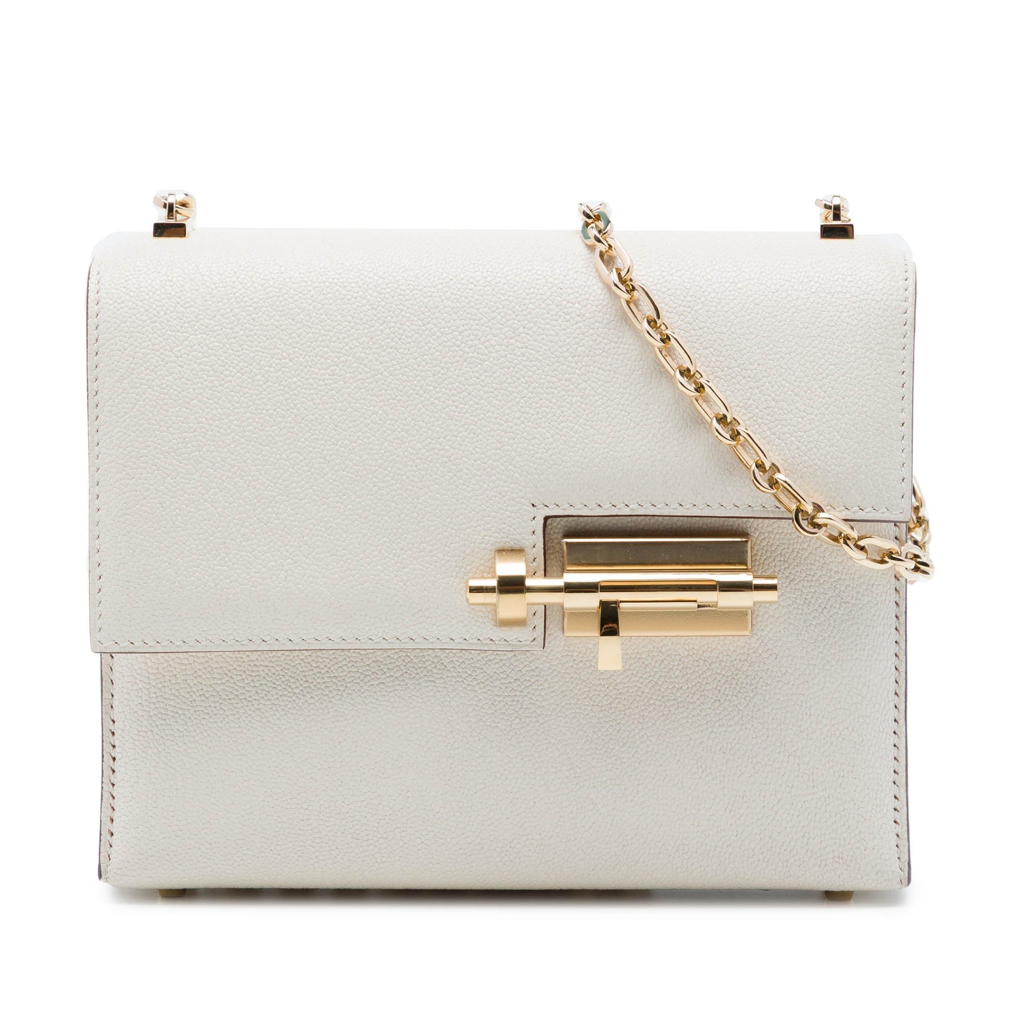 Verrou leather handbag