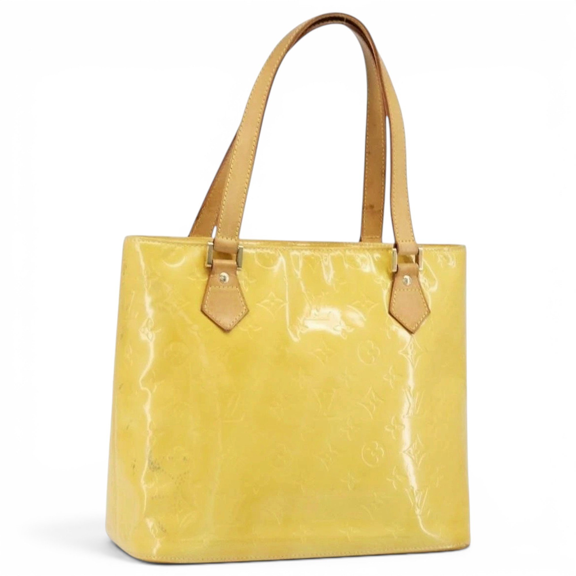 Houston patent leather handbag
