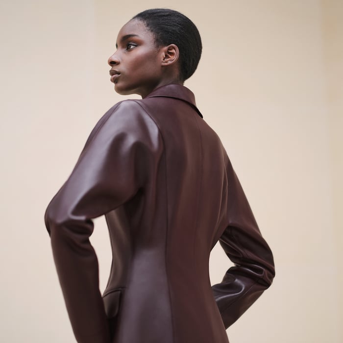 Rouge Sellier Fitted Coat