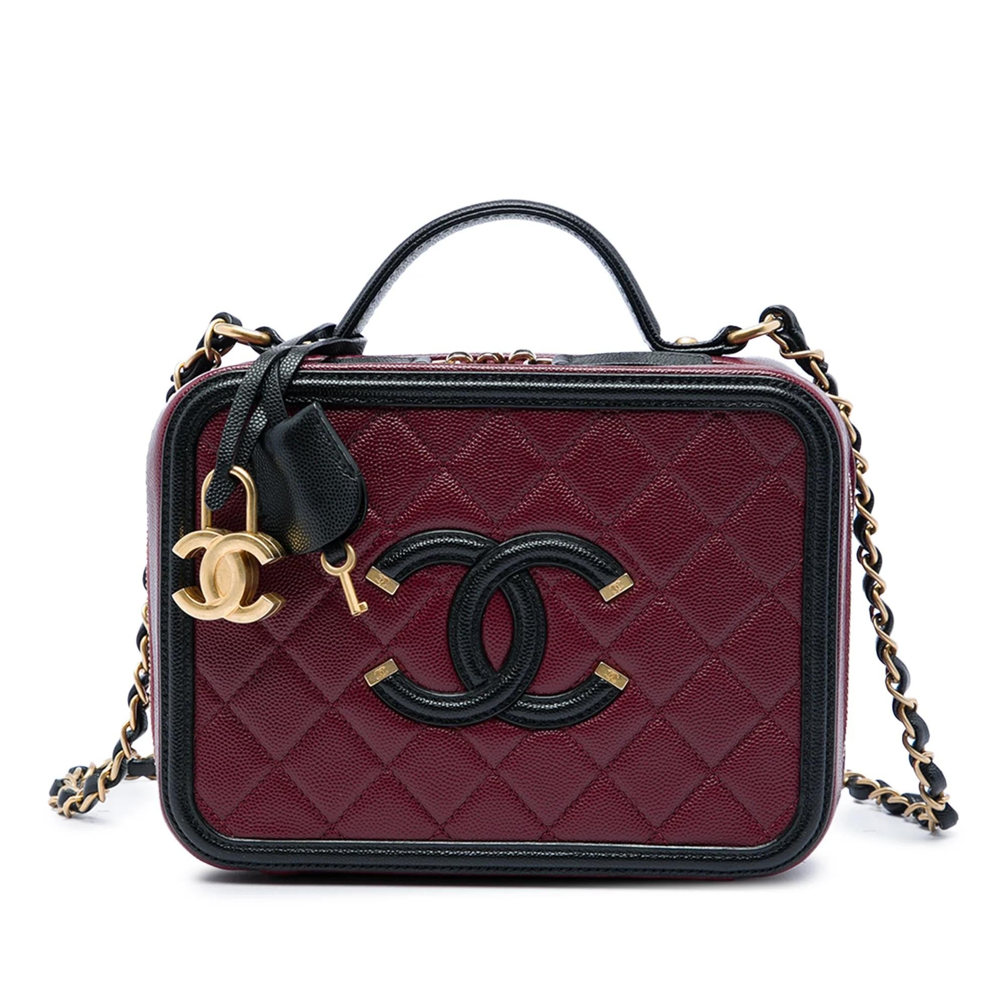 CC Filigree leather handbag