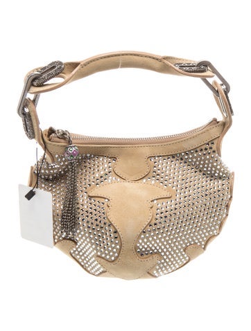 Suede Top Handle Bag