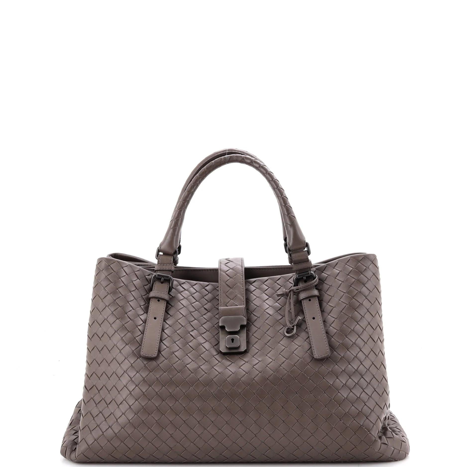 Leather tote