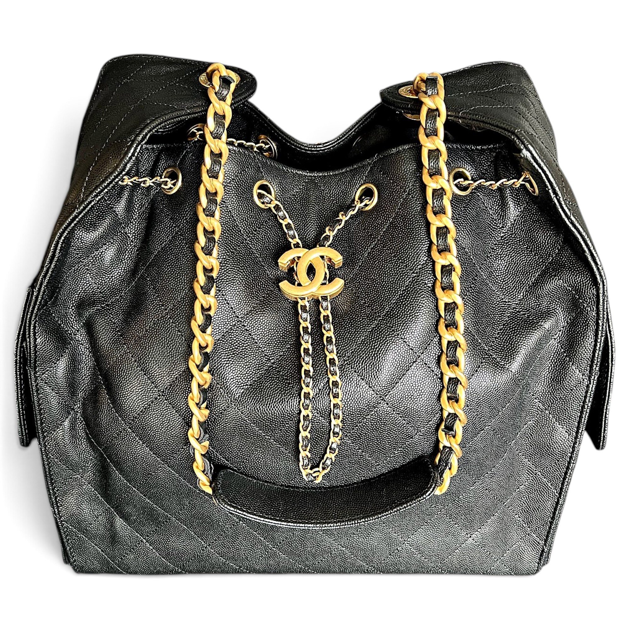 Chanel 25 leather tote