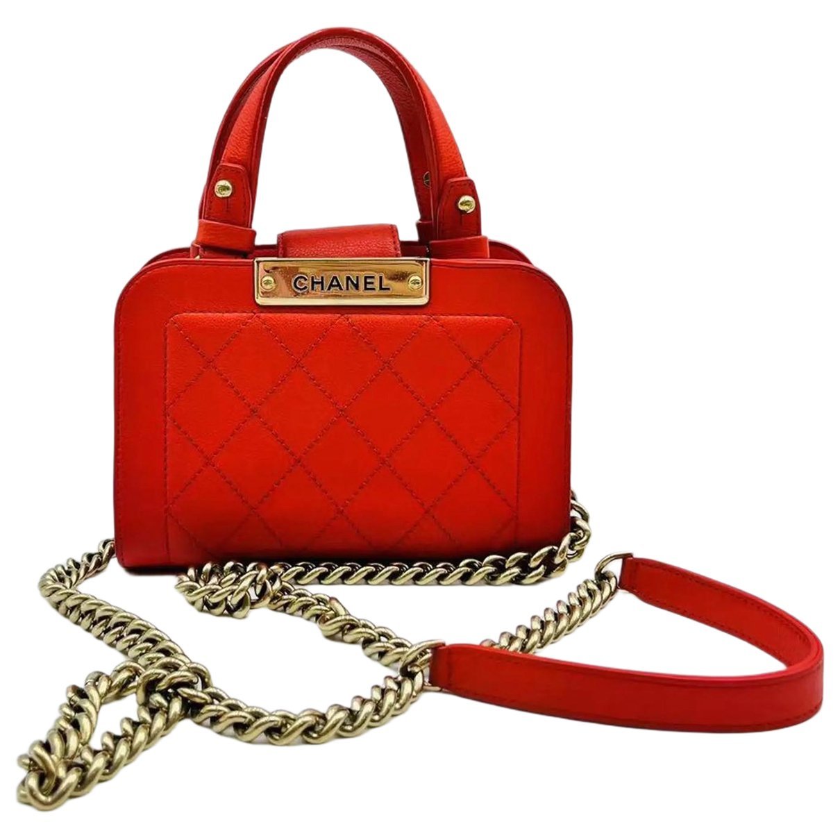Leather handbag