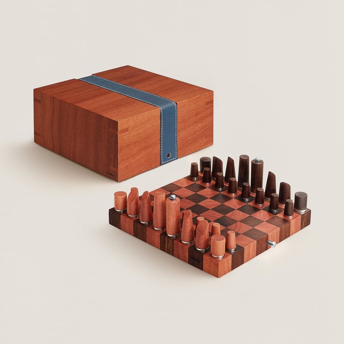 Bleu De Malte Samarcande Mini Chess Set