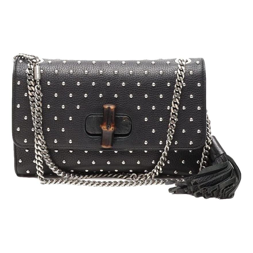 Bamboo leather handbag