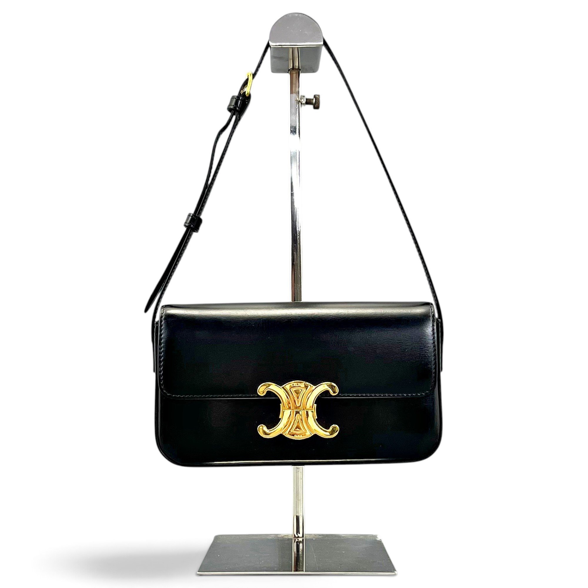 Triomphe leather handbag