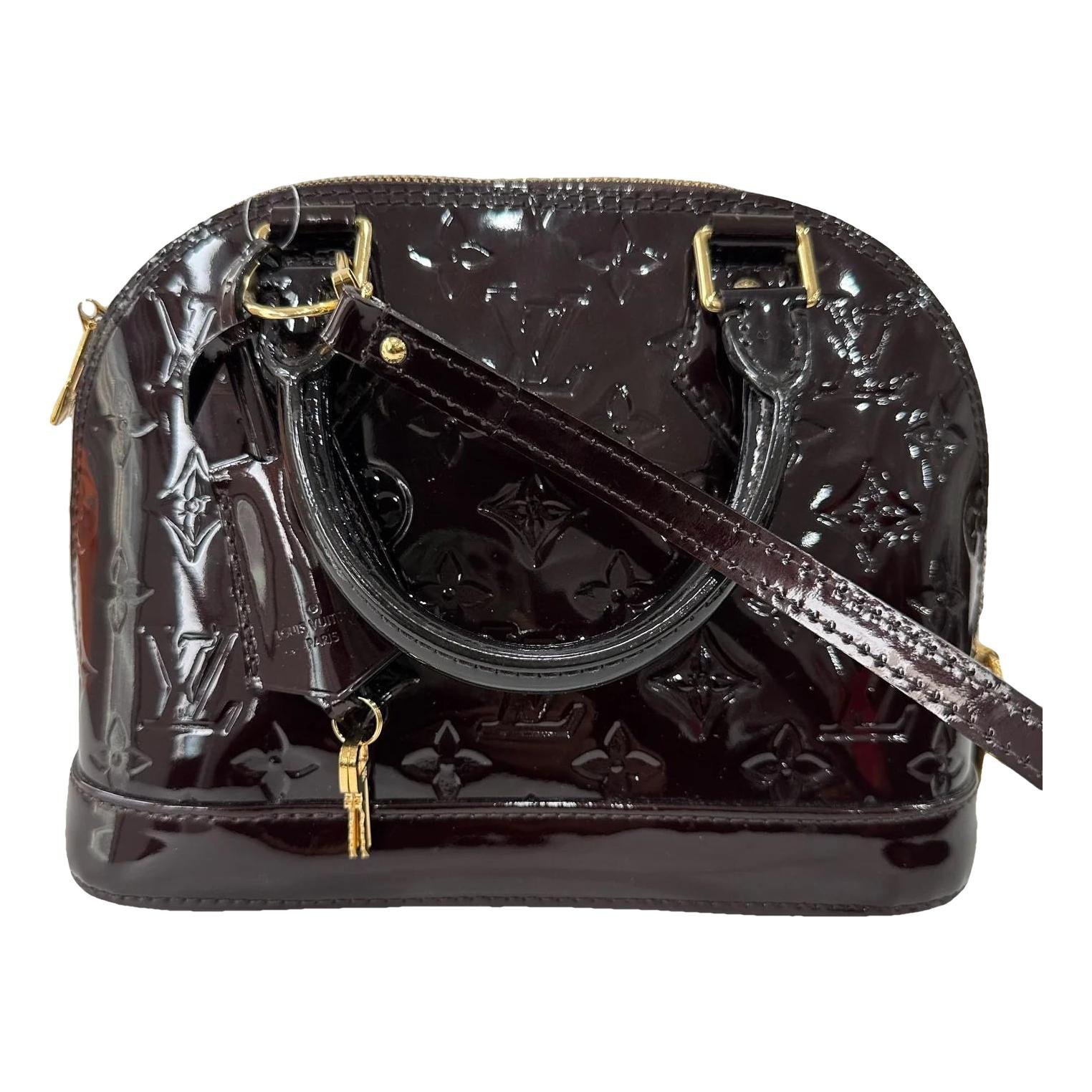 Alma patent leather handbag