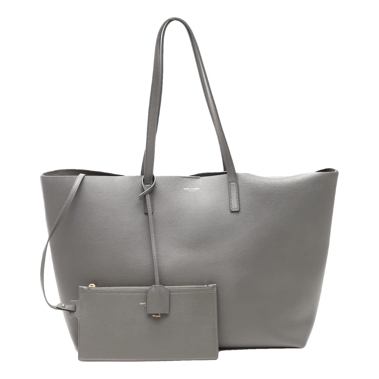 Shopping leather tote